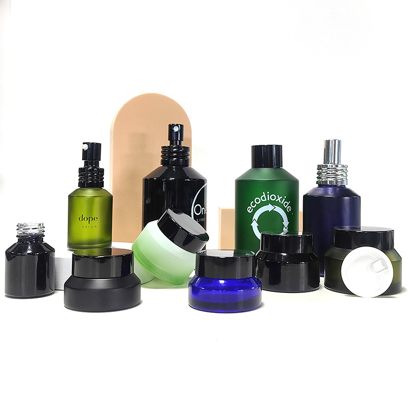 Refined oil 10 ml to 100 ml glass cosmetic tan spot essence the dropper bottle packing in the evening