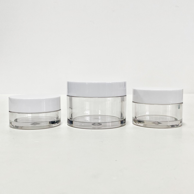 Cosmetic Sample Container Eye Cream Facial Serum 10 15 20 30 50 ml Portable Small Pot Plastic Jars with Lids