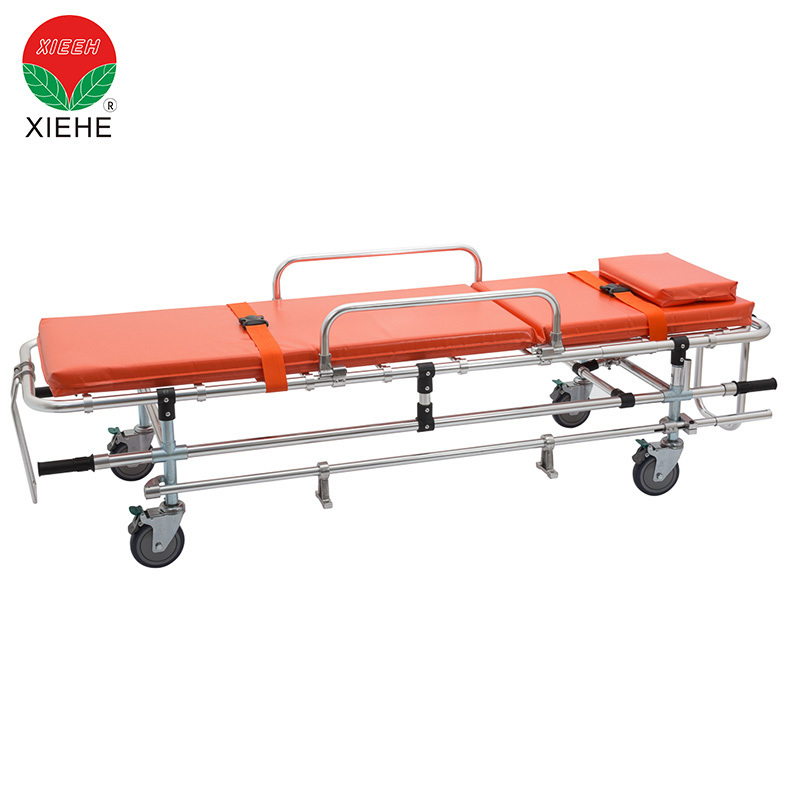 Hospital ambulance narrow cot stretcher emergency trolley bed