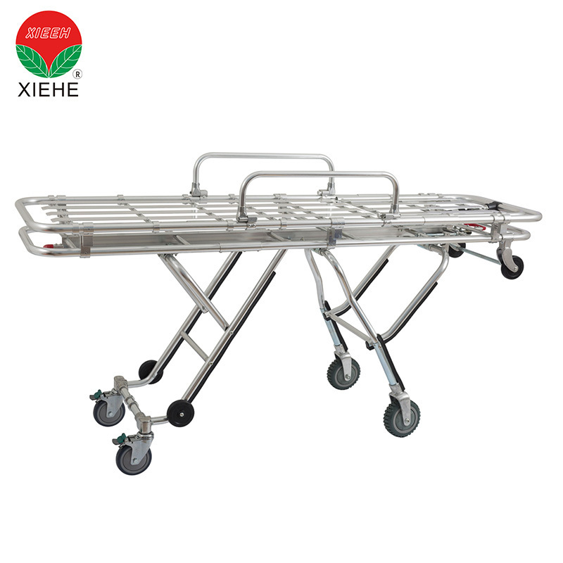 Aluminum loading ambulance stretcher folding medical equipment hospital type equipment