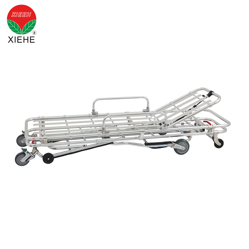 Aluminum loading ambulance stretcher folding medical equipment hospital type equipment