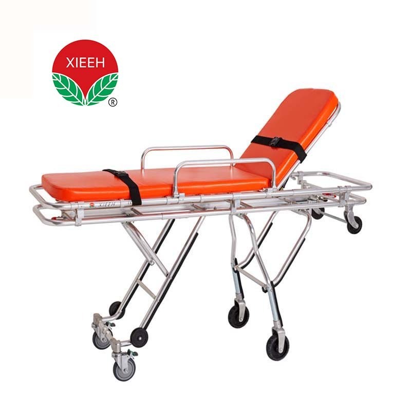 Aluminum loading ambulance stretcher folding medical equipment hospital type equipment