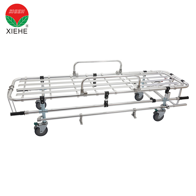 Hospital ambulance narrow cot stretcher emergency trolley bed