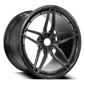 Replica Forgiato Carbon Fiber 17 19 20 22" Inch Passenger Car 5x120 Forged Wheels For Bmw