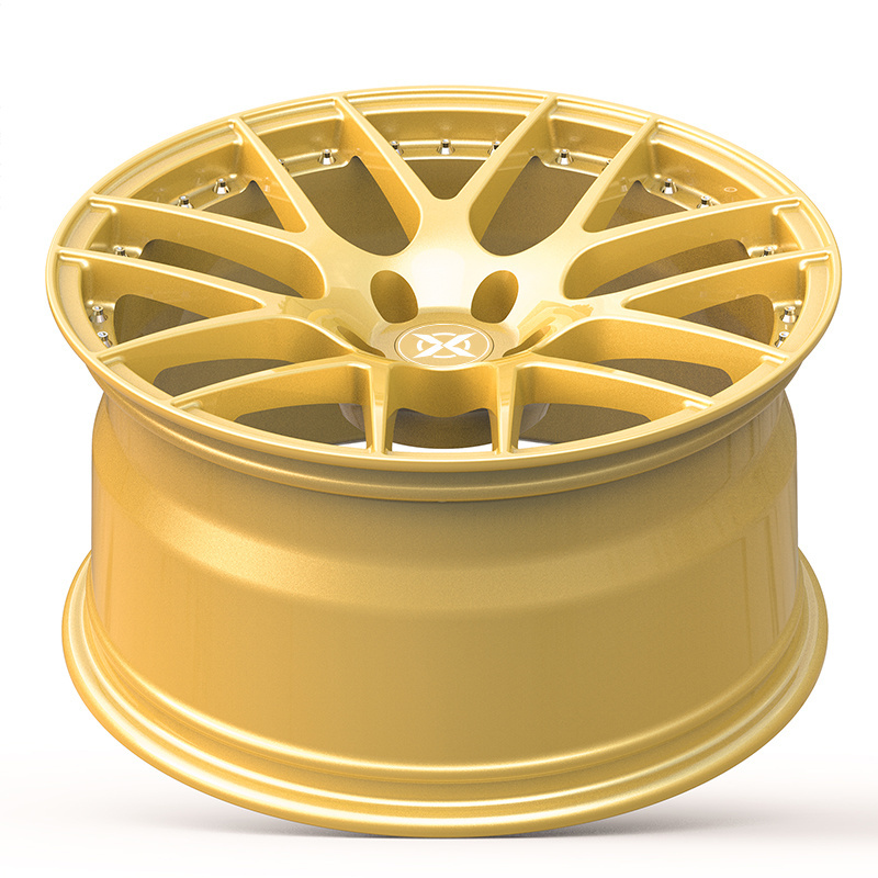 Replica Gold Bronze 5x114.3 Rims 26 Inch Wire Forgiato Wheels For GTR