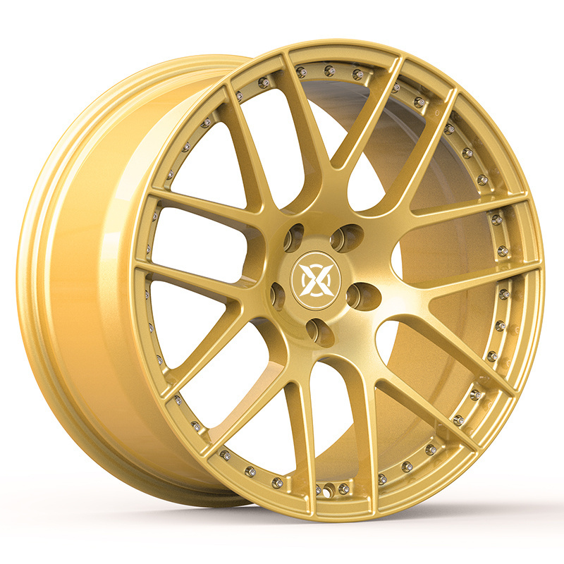 Replica Gold Bronze 5x114.3 Rims 26 Inch Wire Forgiato Wheels For GTR