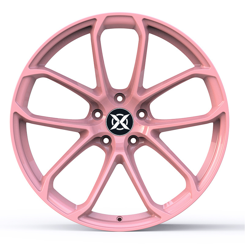 Customized 5x112 Wheels Pink Monoblock Alloy Wheel 16-24inch Forged Car Rims For Toyota Corolla Cars 2020