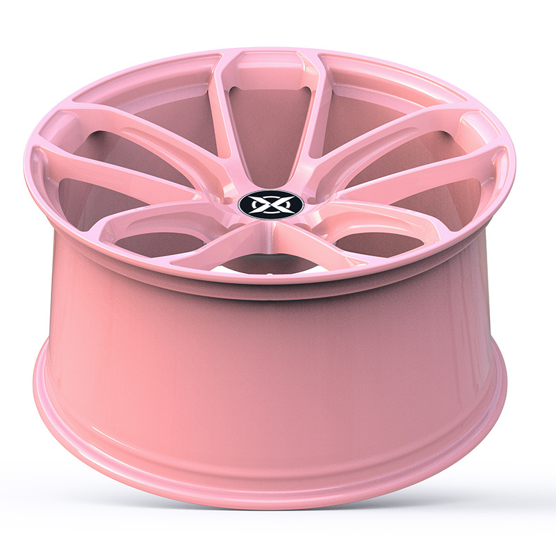 Customized 5x112 Wheels Pink Monoblock Alloy Wheel 16-24inch Forged Car Rims For Toyota Corolla Cars 2020