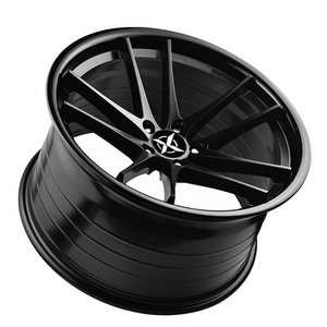 Hot Sale 17 18" 20 Inch Smoothie Wire Concave Designed Sport Black Wheel Rim Allo 5x112 Forged Wheels For Audi