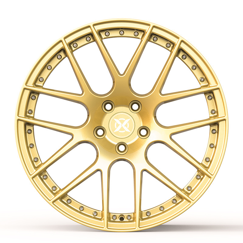 Replica Gold Bronze 5x114.3 Rims 26 Inch Wire Forgiato Wheels For GTR