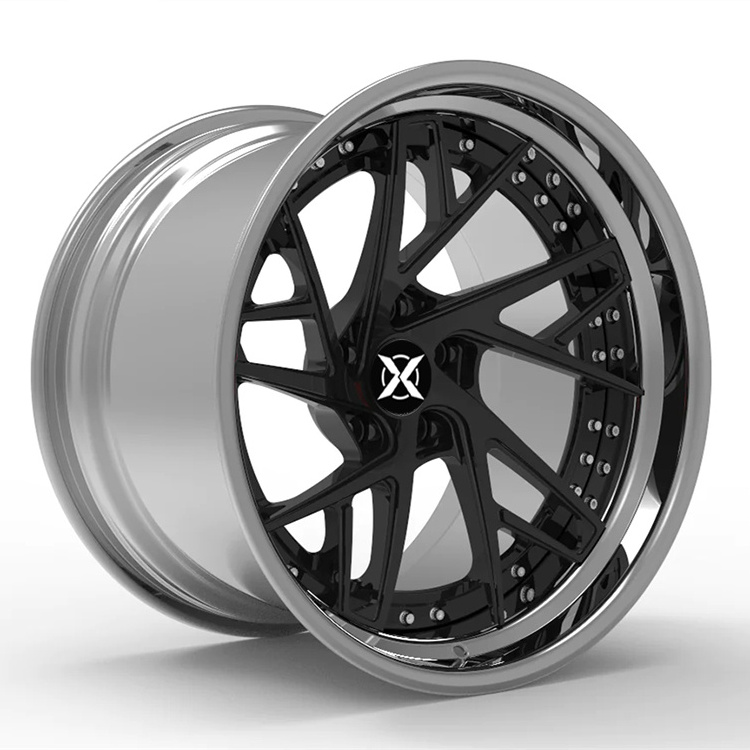 17x7.5 17 20 22 Inch 4x4 Offroad Wire Deep Dish Silver Passenger Car Tires 5x114.3 Forged Wheels