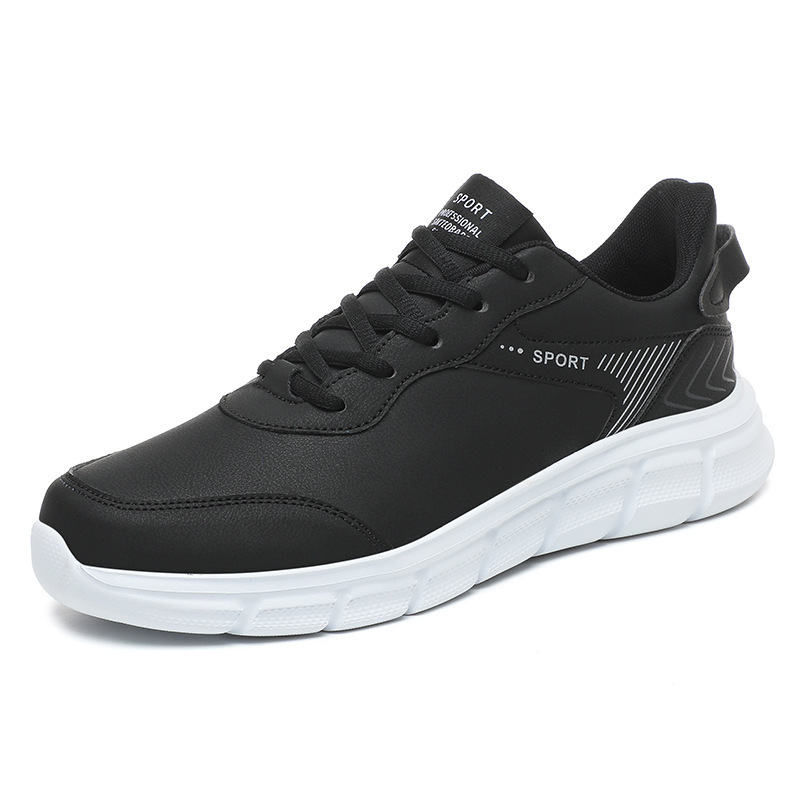 Men's 2023 New Black Sports and Leisure Tourism Shoes men leather shoes