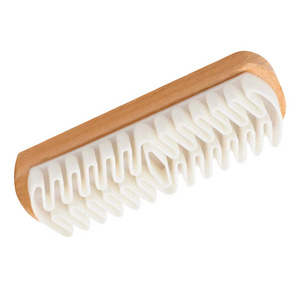 Nubuck Tumbled Leather Suede Stain Removal & Finishing Silicone Shoe Brush