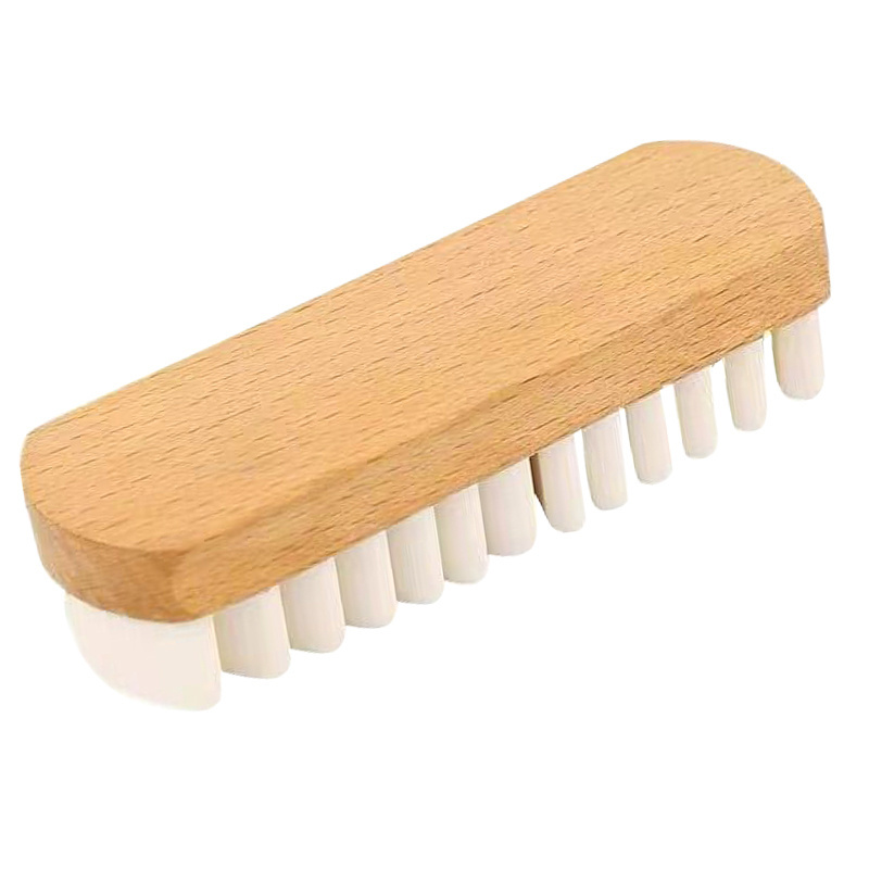 Nubuck Tumbled Leather Suede Stain Removal & Finishing Silicone Shoe Brush