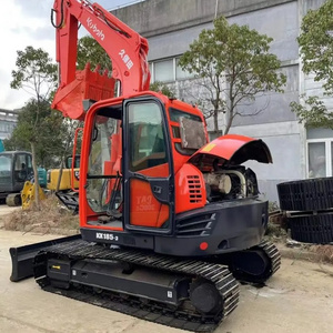 8500kg Second hand Construction Building Machine Original Excavator Used Kubota KX185-3 Crawler Kubota 8.5 Ton Mini Excavator