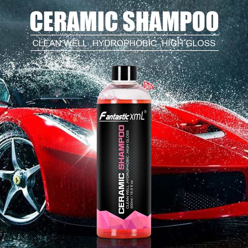 JSZ Factory Wholesale Wash & Shine Soap Shampoo Concentrate Car wash High Glossy Foam 500ml