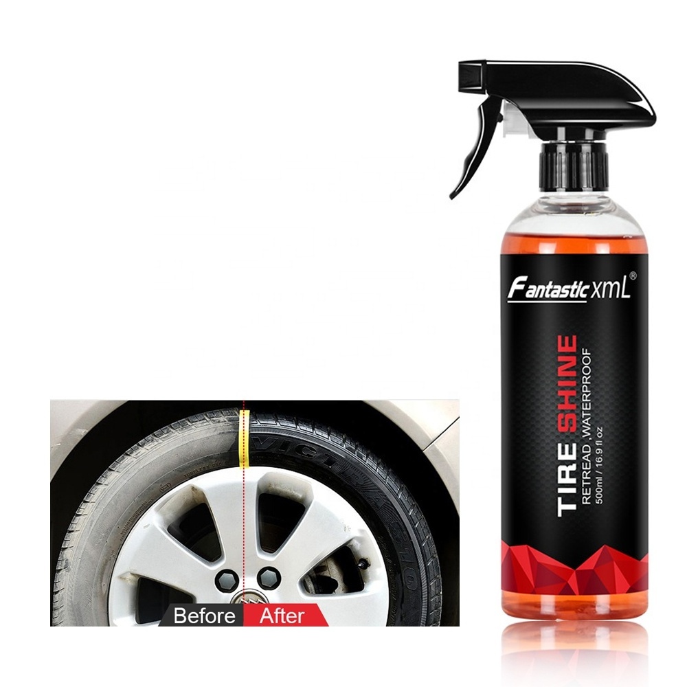 wholesale  Oem Professional Car Wash Cleaning Products Auto Wheel Hub Cleaning Agent Shine And Polish Tire Cleaner