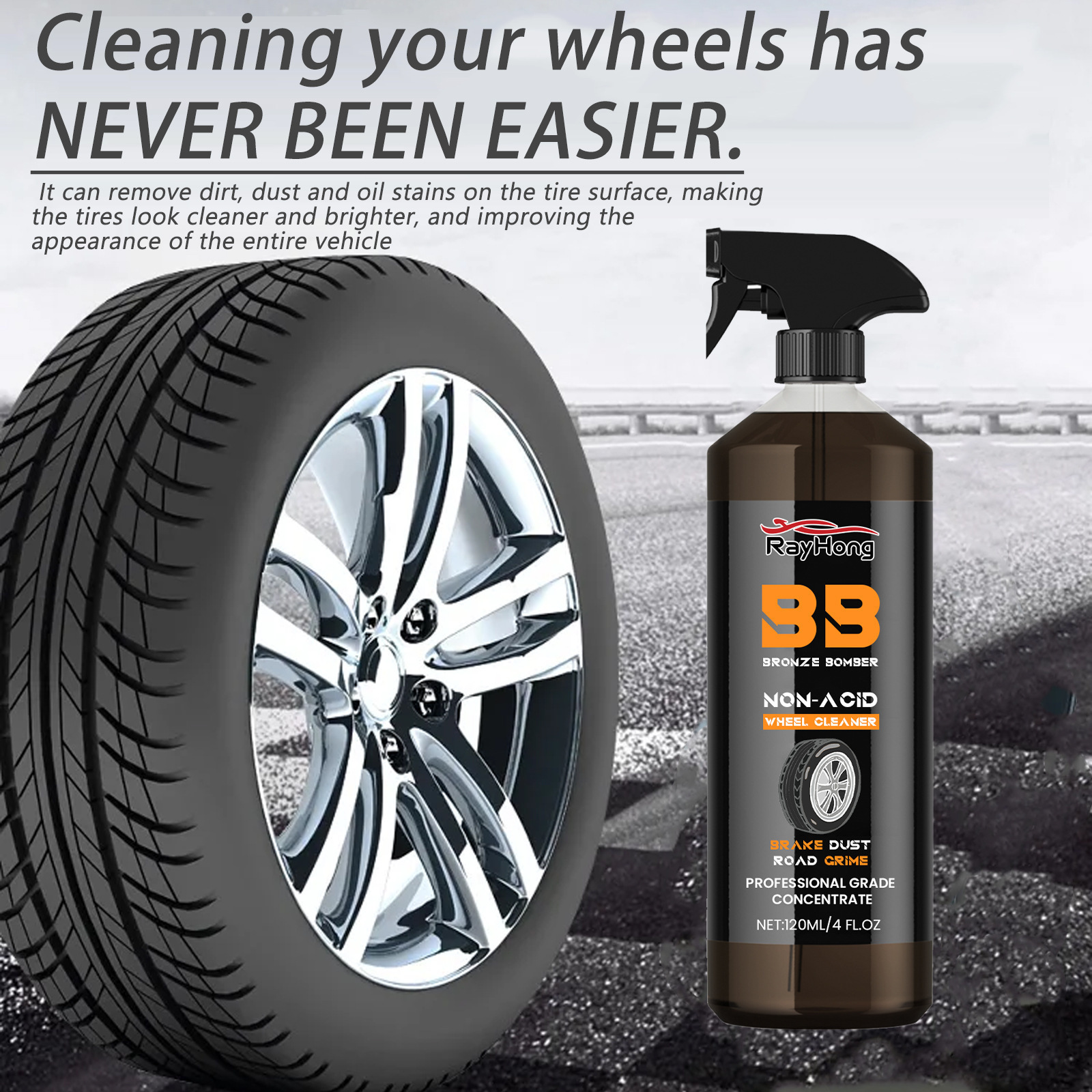 Automobile  Brightener Tire Foam Decontamination Foam Cleaner anti-aging Tire Glaze Maintenance Oil Tire Wax