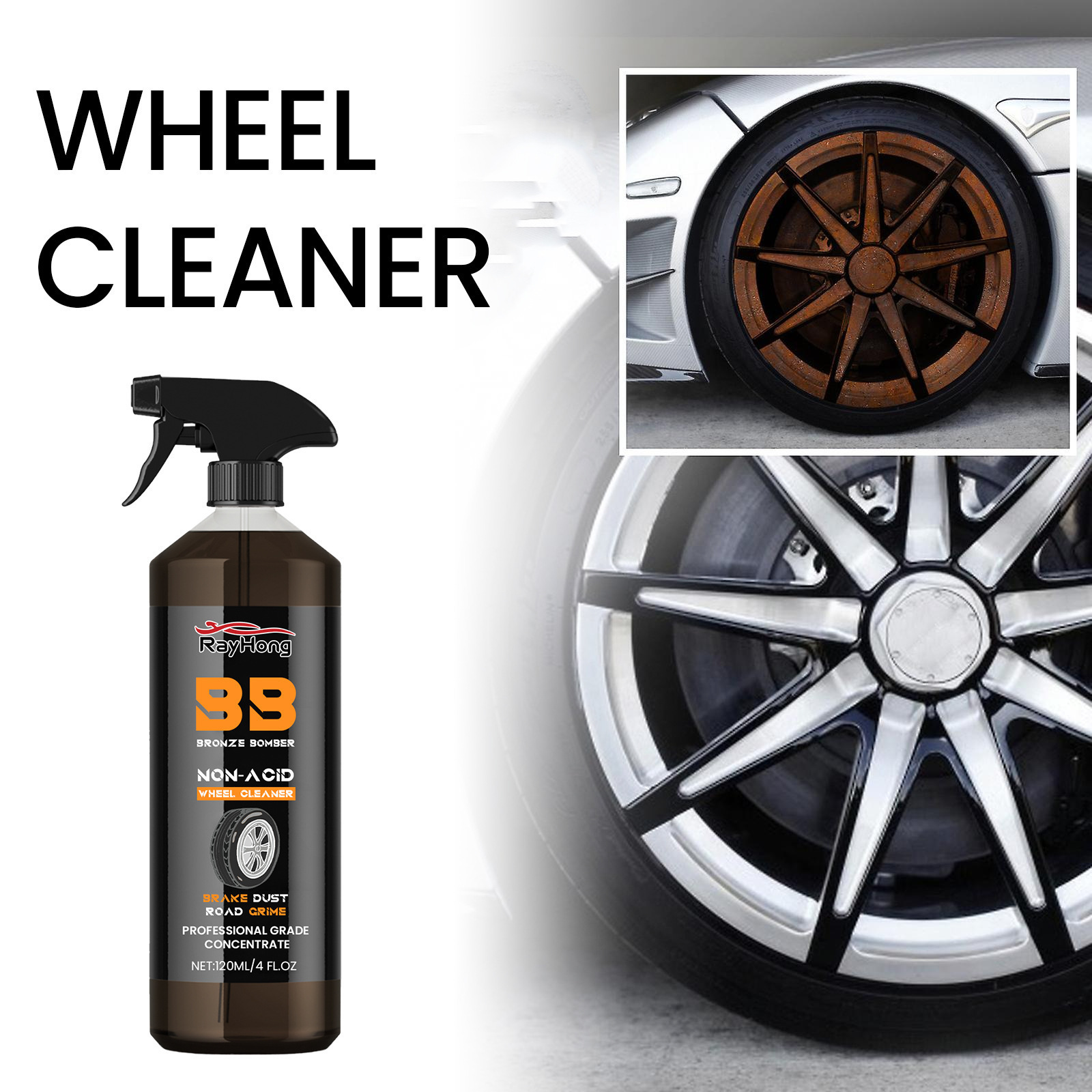 Automobile  Brightener Tire Foam Decontamination Foam Cleaner anti-aging Tire Glaze Maintenance Oil Tire Wax