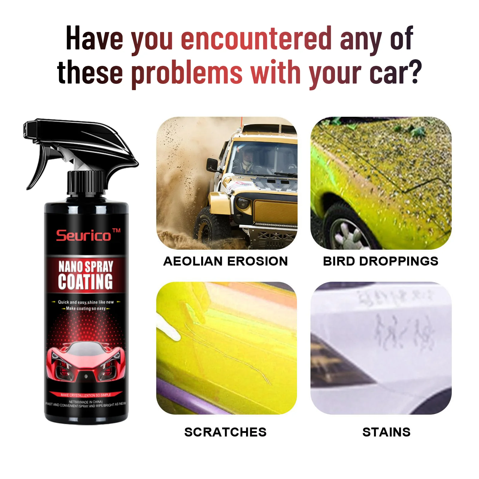 Car Spray Ceramic Car Coating Hydro Paint Care Nano Top Quick Coat Polymer Detail Protection Liquid Auto Care