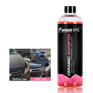 JSZ Factory Wholesale Wash & Shine Soap Shampoo Concentrate Car wash High Glossy Foam 500ml