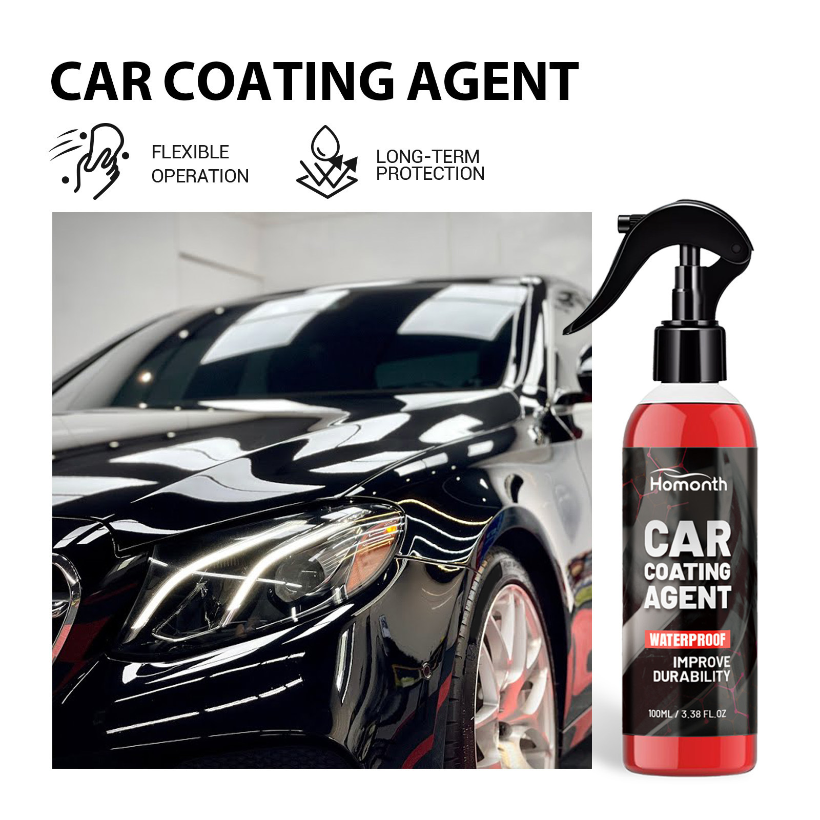 Auto Coating Agent Agent Hand Spray Wax Nano Coating Agent Spray Coating Wax Car Wax