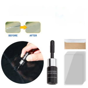 JSZ Auto Windscreen Repair Tools Diy Glass Cracks Professional Car Glass Windshield Repair Kit With Chip Crack Repair Fluid