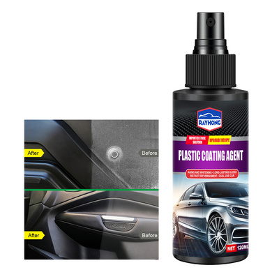 JSZ Plastic Parts Retreading Agent Wax Instrument Panel Auto Interior Auto Plastic Renovated Coating Car Light Cleaner 120ml