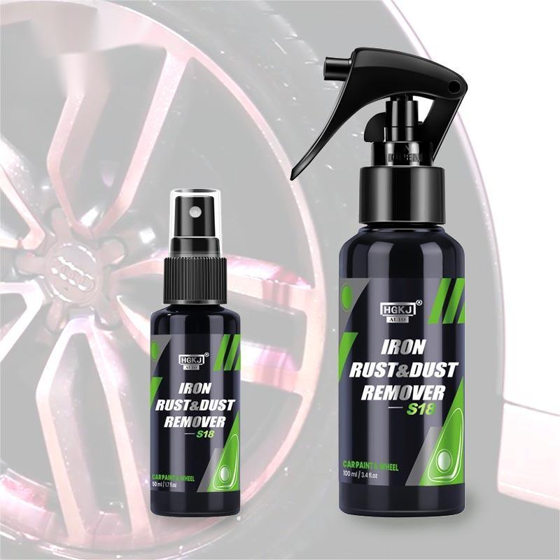 JSZ Powerful Iron Powder Wheel Brake Cleaner Remover Dissolve Rust Stains To Purple Spray Cleaning 300ml