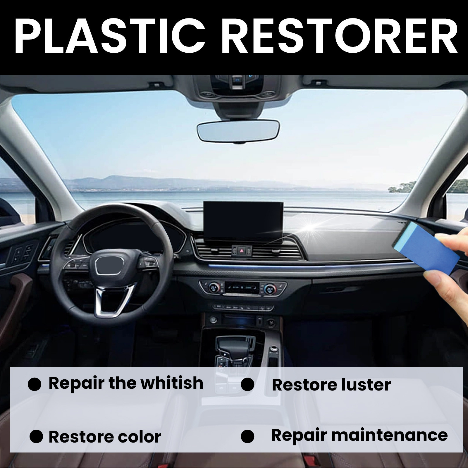 Plastic Retreader Cleaning Interior Seat Instrument Panel Decontamination Polish Maintenance Agent