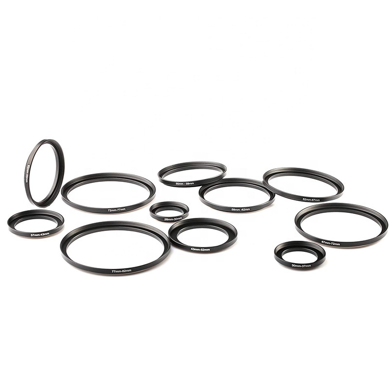 Kernel Camera aluminum 37-82mm step up ring adapter filter adapters for Camera lens adapter ring