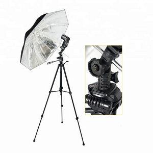 Kernel Metal Camera E Type Flash Shoe Umbrella Holder Mount Light Stand Bracket Swivel