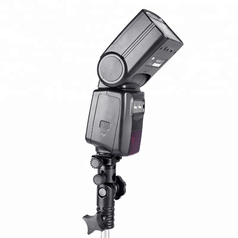 Kernel Metal Camera E Type Flash Shoe Umbrella Holder Mount Light Stand Bracket Swivel