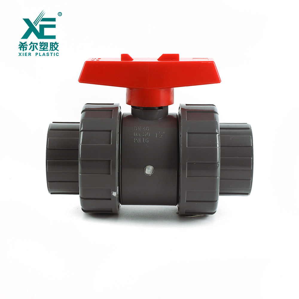 China supplier 1/2-2 inch pvc plastic true union ball valve for irrigation