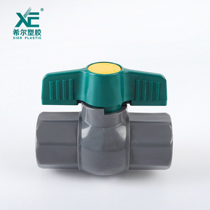 1/2"-2" oem High quality meticulous free sample normal pressure plastic upvc ball valve irrigation