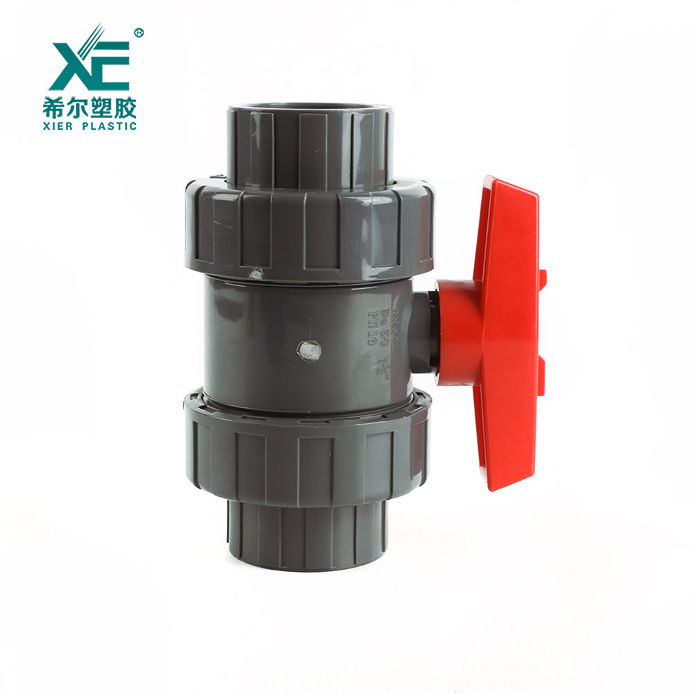 China supplier 1/2-2 inch pvc plastic true union ball valve for irrigation