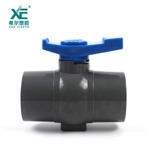 Factory cheap price 1/2"-2" oem cheap high quality pvc ball valve with handle