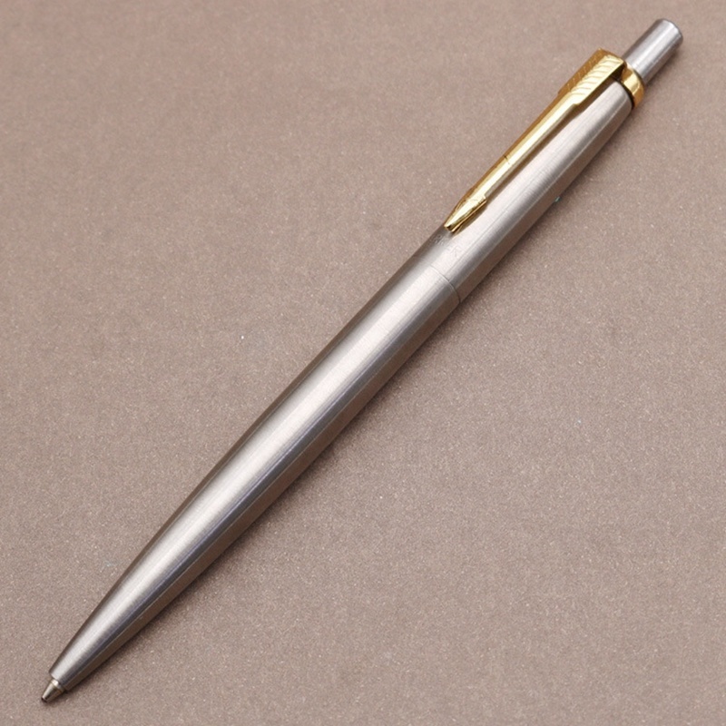 Personalized Engraved Custom Logo Retractable Stainless Steel Pen for Office Supplies