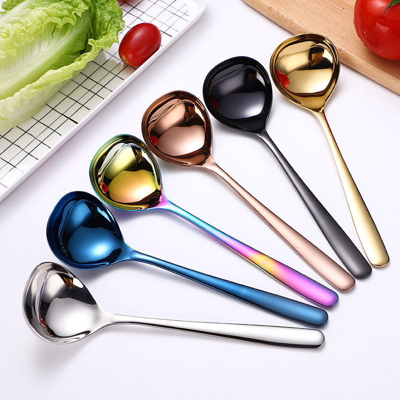 Deep Dinner Spoon 304 Stainless Steel Soup Spoon