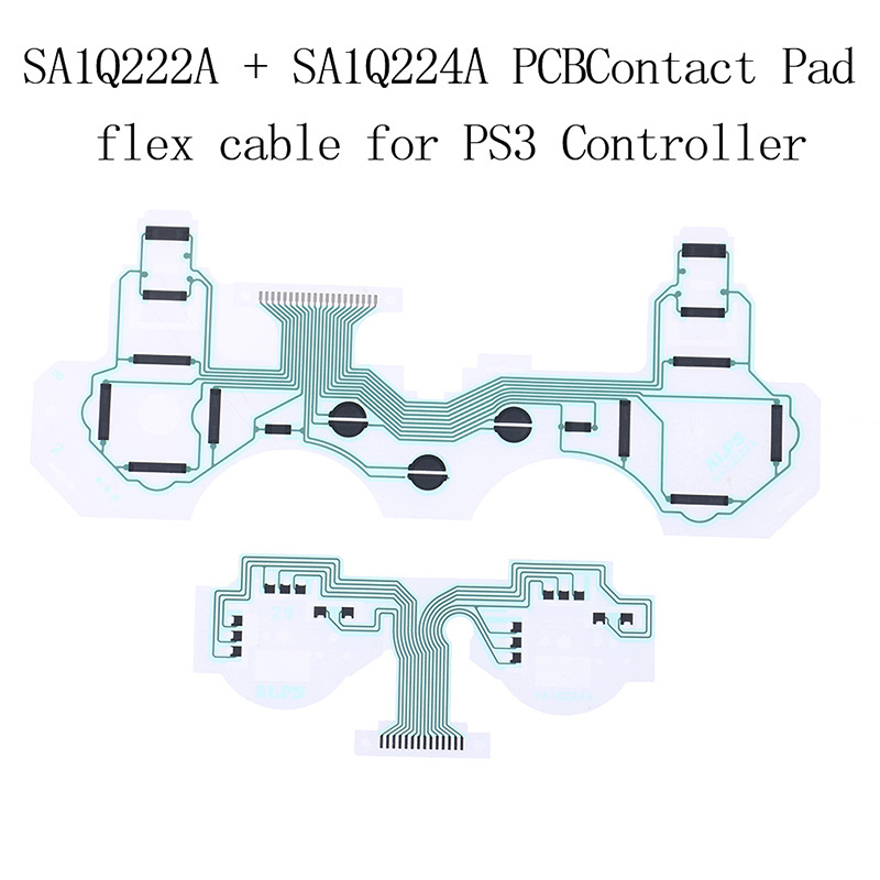 Replacement SA1Q222A/ SA1Q224A Ribbon Circuit Board PCB Contact Pad Flex Cable For PS3 Controller Repair Part