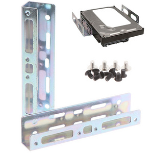 OEM 2.5 Inch 3.5 Inch HDD Bracket Floppy Adapter Hard Drive Mounting Bracket Caddy Bay For SSD M.2 HDD Holder Galvanized