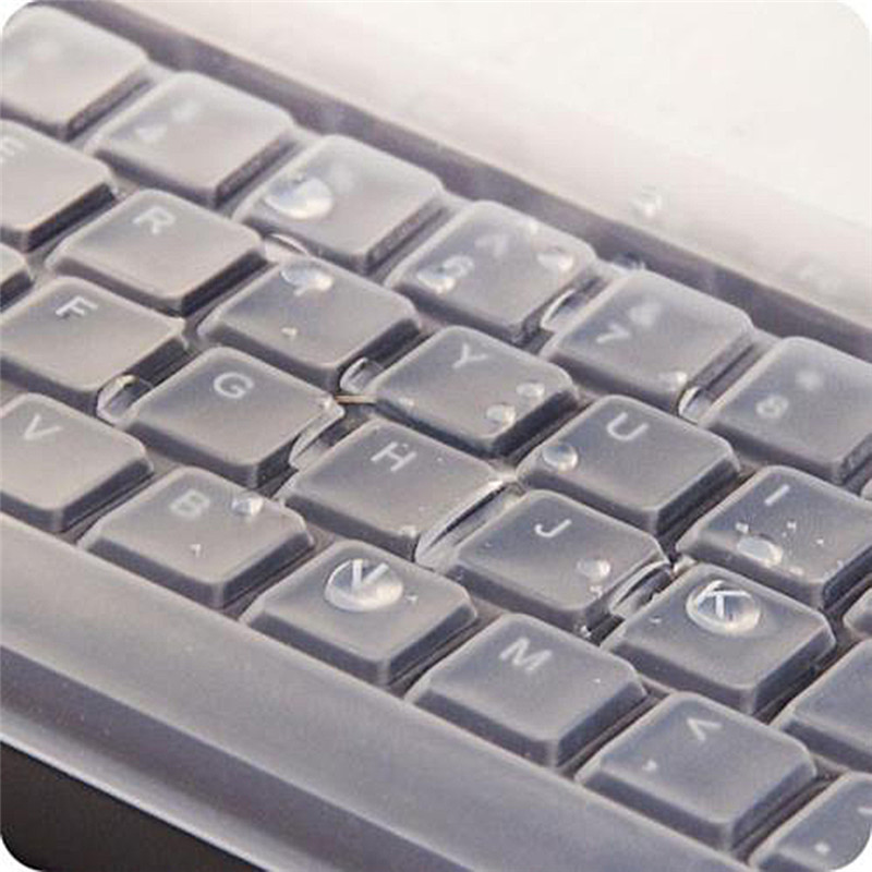 TikTok Supplier Universal Silicone Desktop Computer Keyboard Cover Skin Protector Film Cover FBA Sending Free Barcode OEM