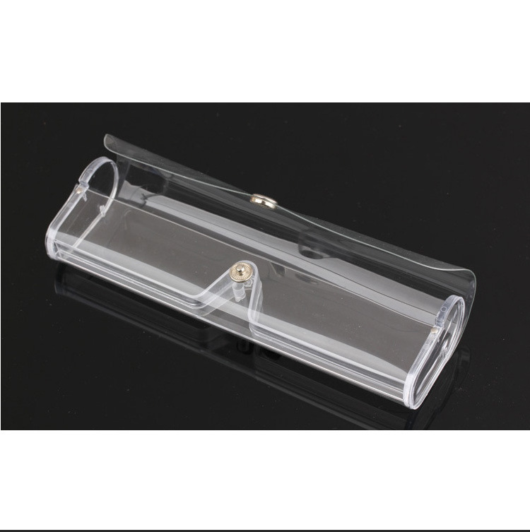 Wholesale Cheap prices PVC transparent reading glasses case clear readers box