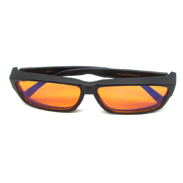 Customs LOGO Fitover Anti blue light blocking glasses Fit over computer glasses with transparent Orange blue light lens