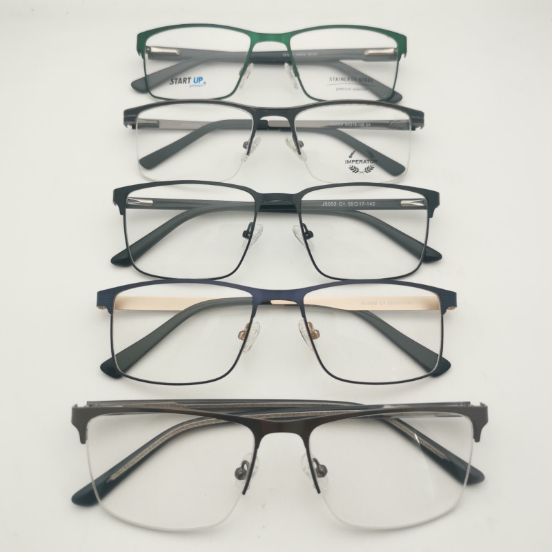 Wholesale Metal Optical Frame eyeglasses stainless steel Metal glasses frames various random selection