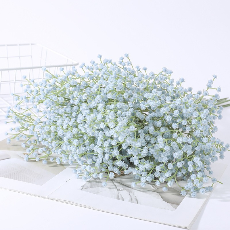 Wholesale Artificial Baby Breath 4 Branches Plastic Fake Flore Artificial Flowers for Wedding Decoration