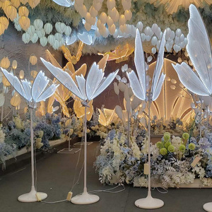 Butterfly Road Lead Walkway LED Light Stand Wedding Stage Props Decorative Lights Butterfly LED Standing Light