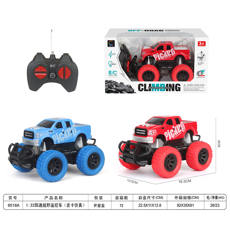 Popular 1:32 Graffiti Hummer Pickup Jeep Remote Control Drift Car Remote Control Toy Off Road Rc Car