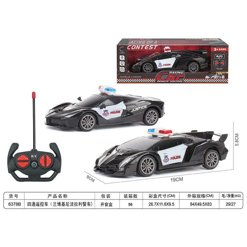 Vendors Simulated Police Cars Lights Music F1 Racing Rc Drift Car 1:10 Remote Control Toy Car For Kids