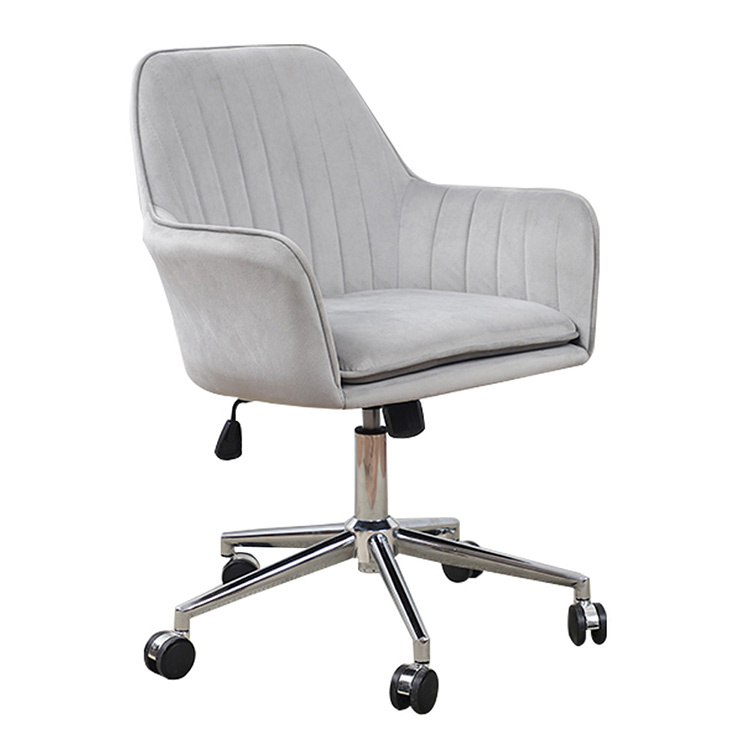 Good Price and High Quality Modern Lifting Chair Boss Chair Living Room office  Velvet Seat Chair With Wheels